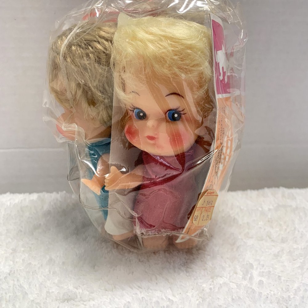 Vintage Zayre Friends Dolls Lot of 3 NOS 1970's